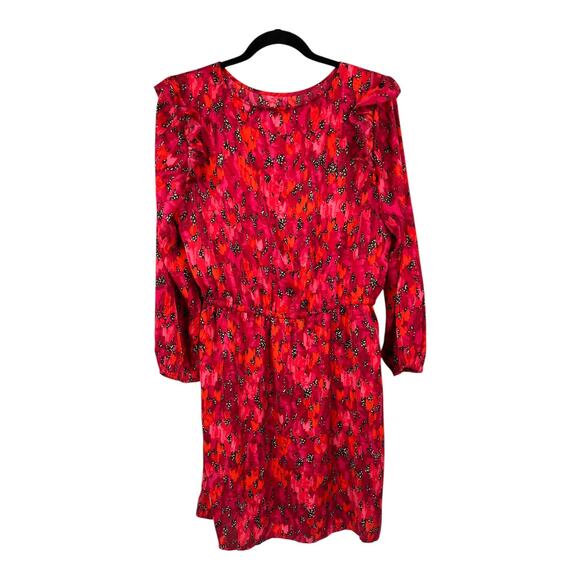 Nic + Zoe dress Mix and Mingle Abstract print red size Medium M - Picture 5 of 8